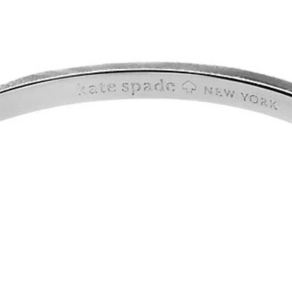 Kate Spade New York Raise The Bar Pave Cuff Clear/Silver One Size - Picture 3 of 6